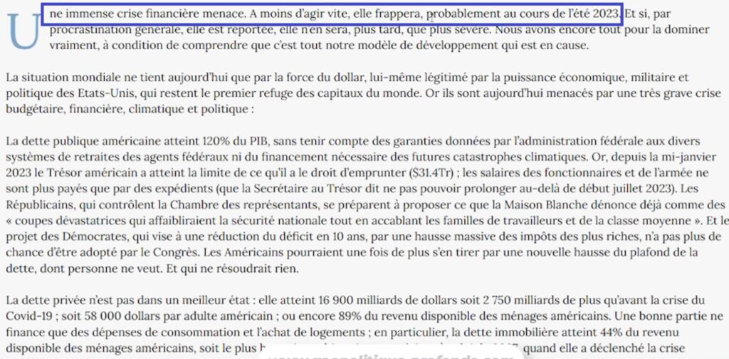 Le (faux) prophète J. Attali a annoncé un chaos financier cet été