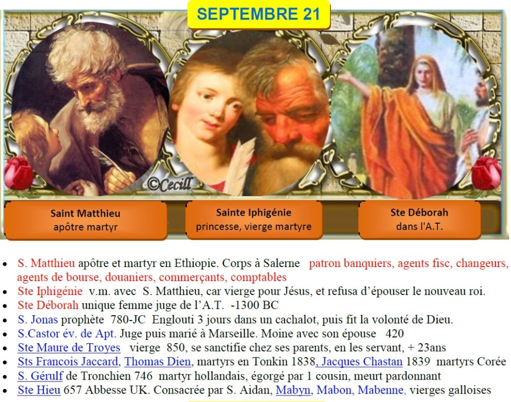 Saints du jours