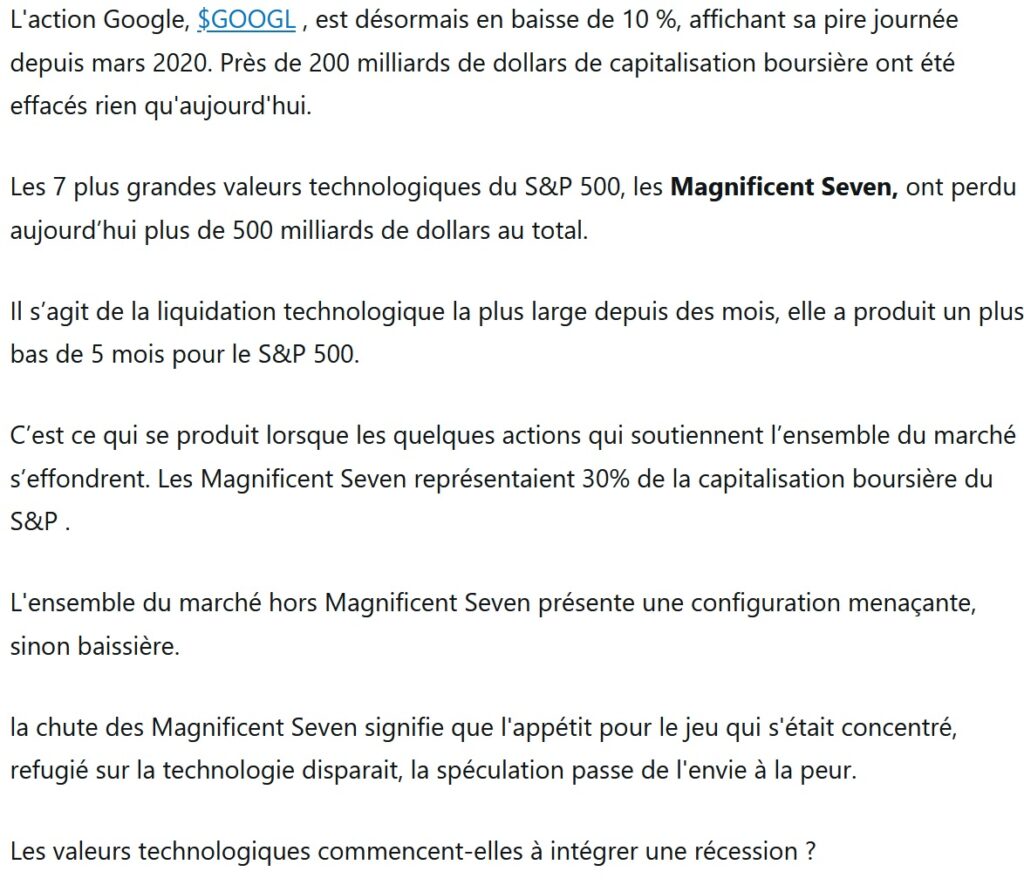 Les marchés financiers sont dans la tourmente