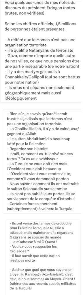 La Turquie s’affiche ouvertement comme un ennemi d’Israël ET de l’Occident