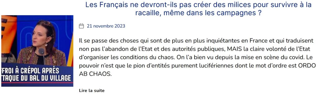 Ils préparent l’embrasement en France