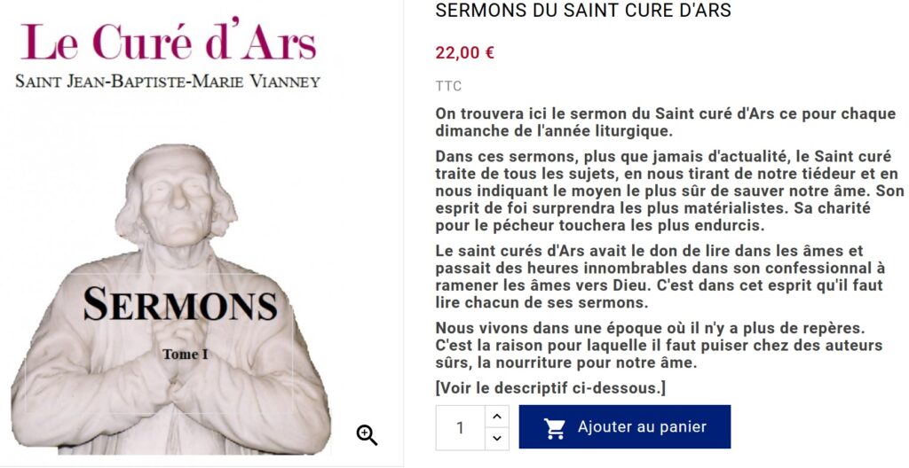2 NOVEMBRE – COMMÉMORATION DES MORTS – FIN (SERMON du St Curé d’Ars) – Une lecture obligatoire