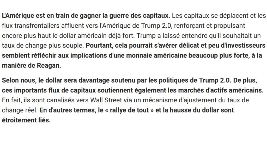 De beaux jours encore pour Wall Street et les milliardaires proches de D. Trump