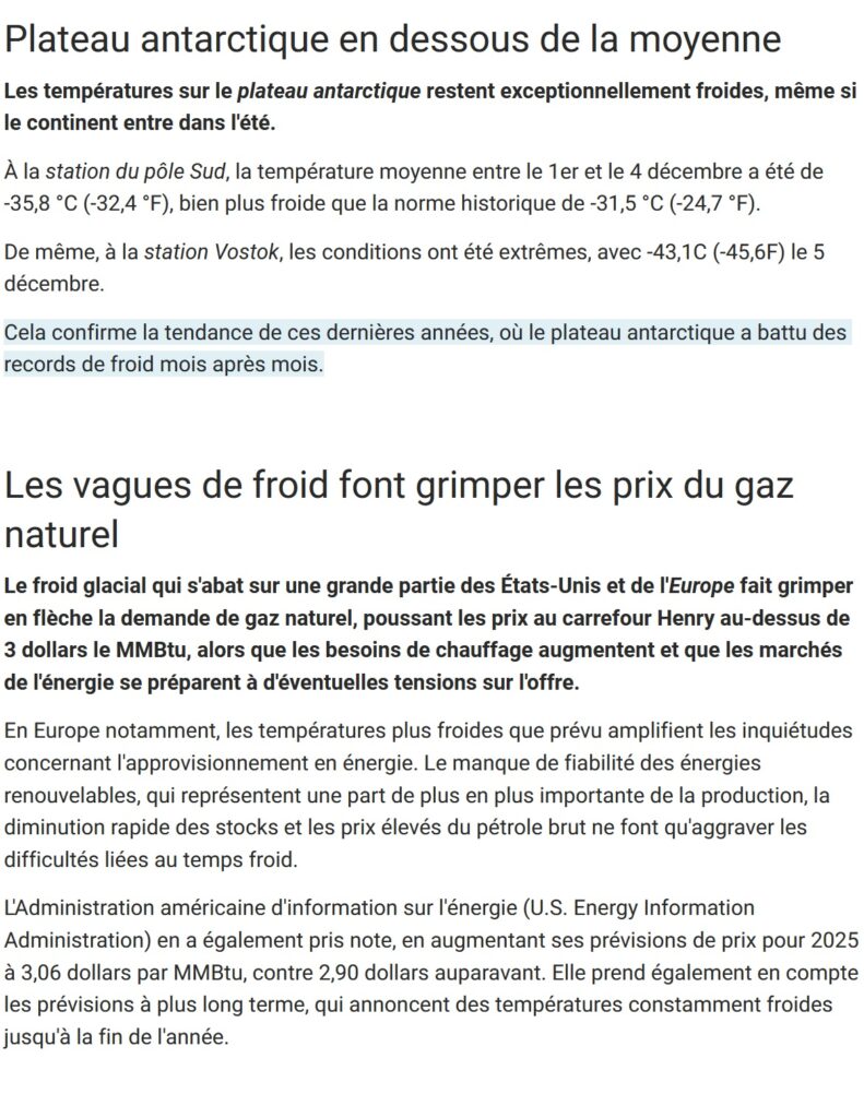 Les climatologues de Davos et de l’ONU nous prennent pour des idiots
