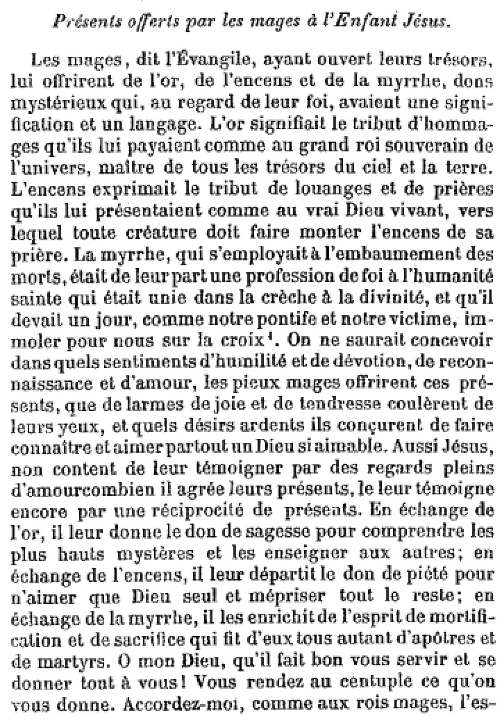 Méditation sur les rois mages – R.P. Hamon –