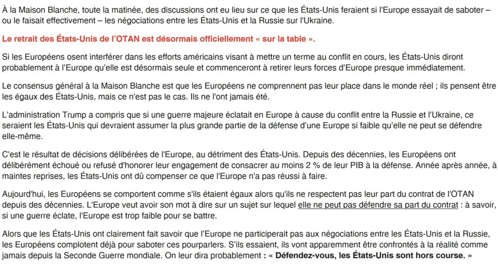 Allons-nous vivre un moment historique ?
