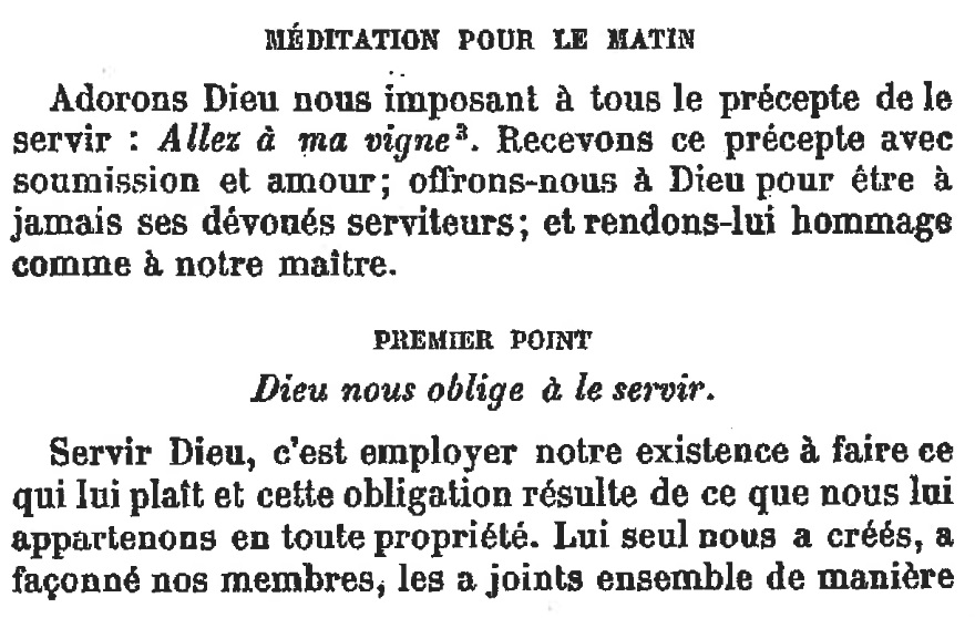 Méditation – R.P. Hamon