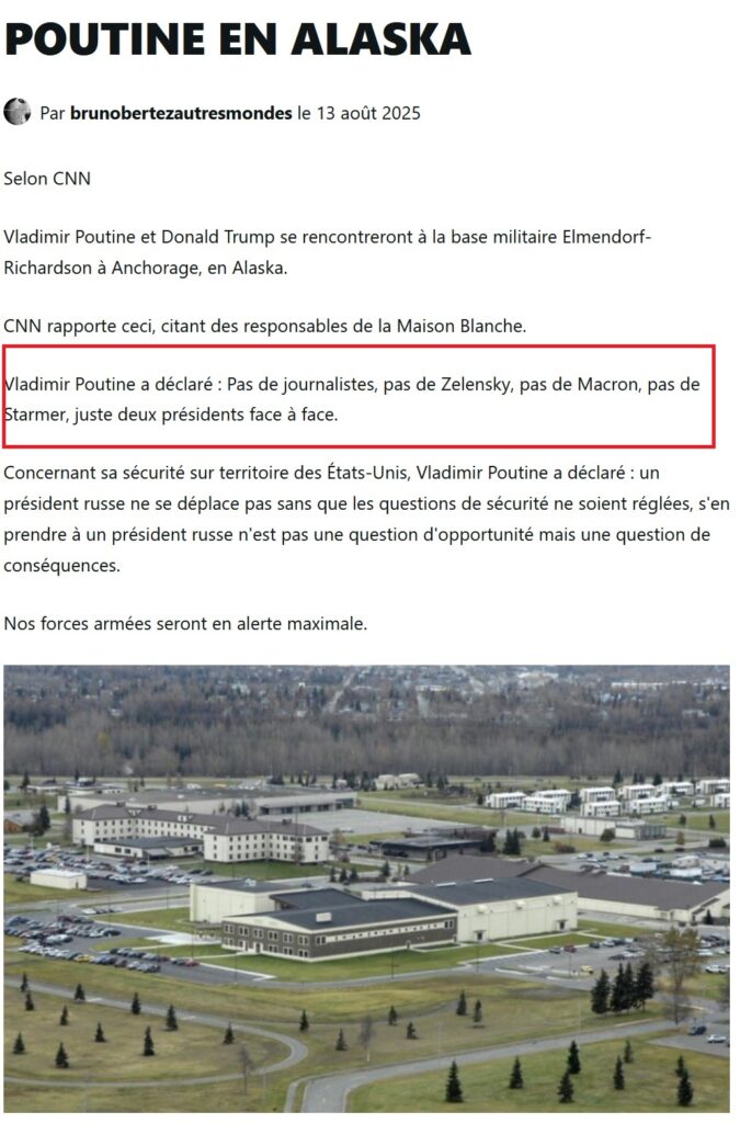 Donald Trump n’est certainement pas au service de l’Occident